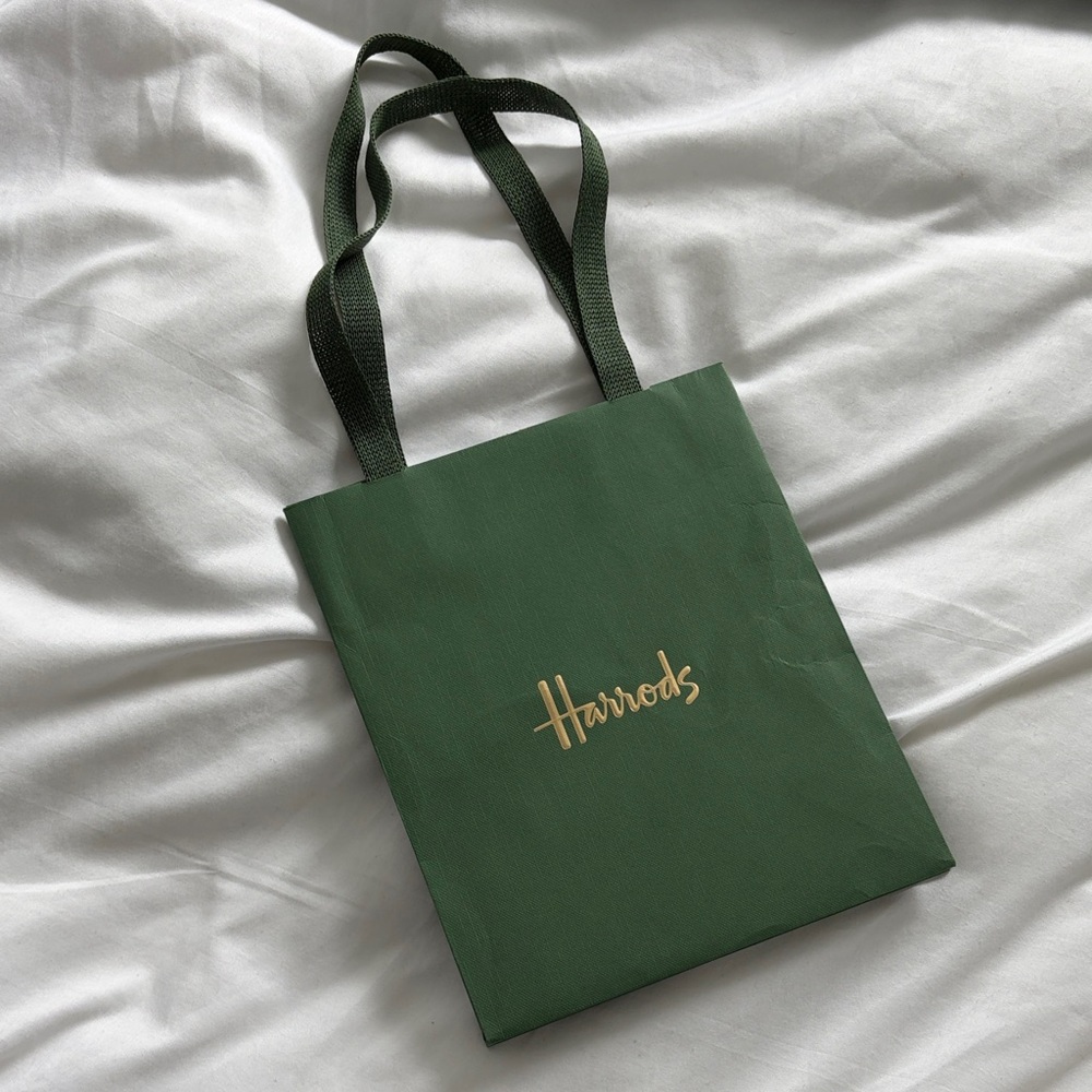 💯Small Harrods shopping gift bag💚